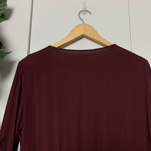 Maroon Loose/Free-fitting Romper - Picture 12 of 15